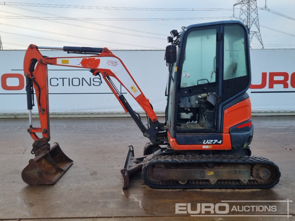 2016 Kubota U27-4 - Miniexcavadora: foto 2 2016 Kubota U27-4 - Miniexcavadora: foto 2