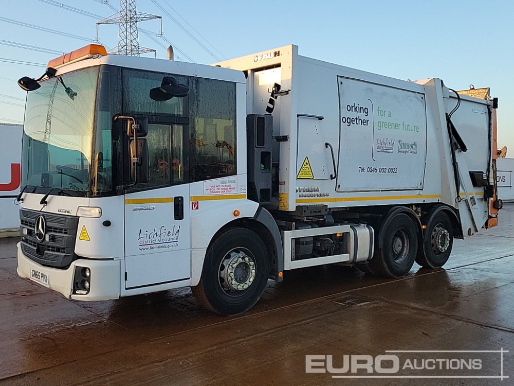 2016 Mercedes Econic 2630 - Camión de basura: foto 1 2016 Mercedes Econic 2630 - Camión de basura: foto 1