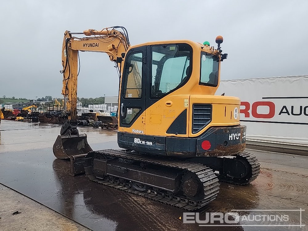 2018 Hyundai R80CR-9 - Miniexcavadora: foto 3 2018 Hyundai R80CR-9 - Miniexcavadora: foto 3