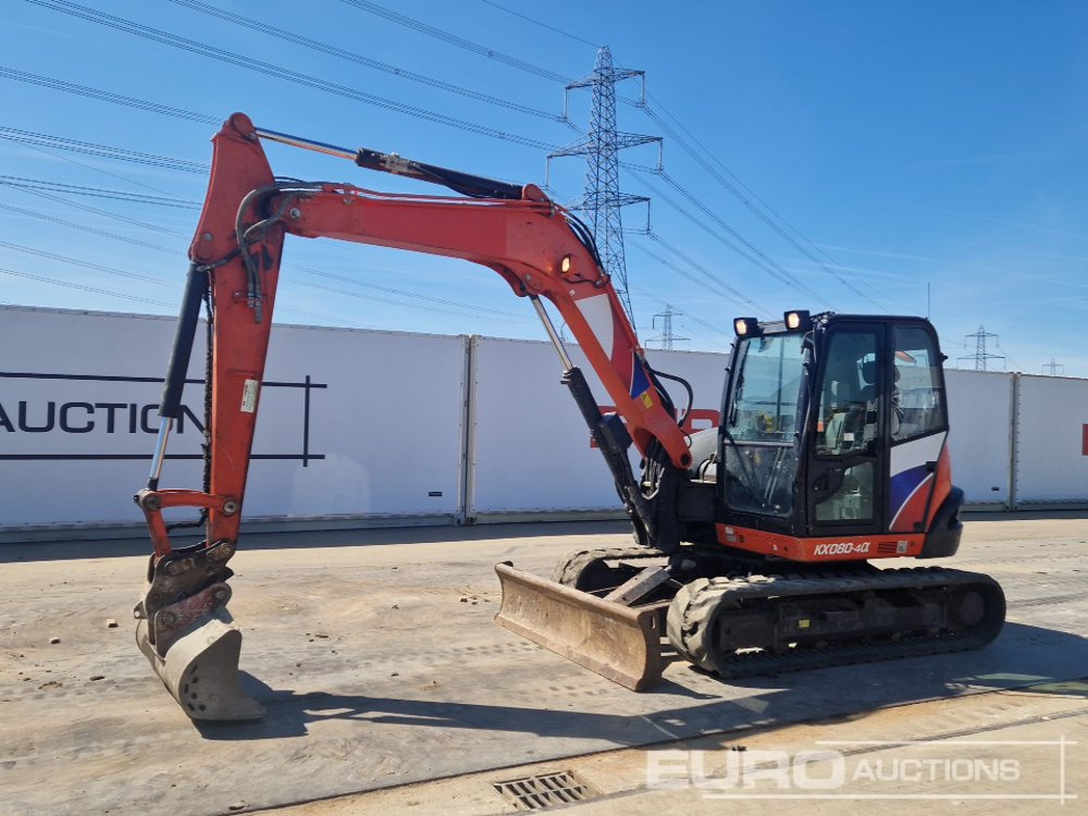 2018 Kubota KX080-4A - Miniexcavadora: foto 1 2018 Kubota KX080-4A - Miniexcavadora: foto 1