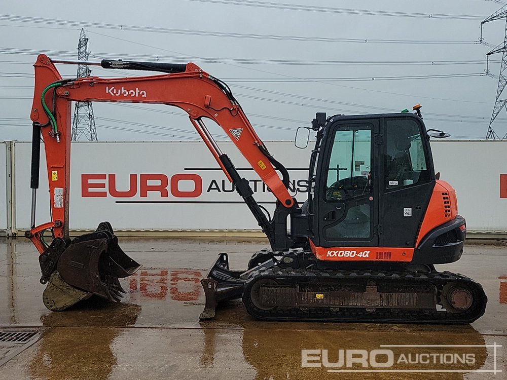 2018 Kubota KX080-4A - Miniexcavadora: foto 2 2018 Kubota KX080-4A - Miniexcavadora: foto 2