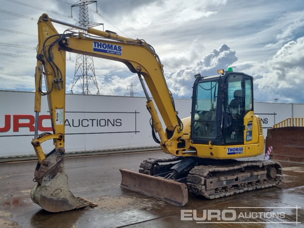 2019 Komatsu PC80MR-5 - Miniexcavadora: foto 1 2019 Komatsu PC80MR-5 - Miniexcavadora: foto 1