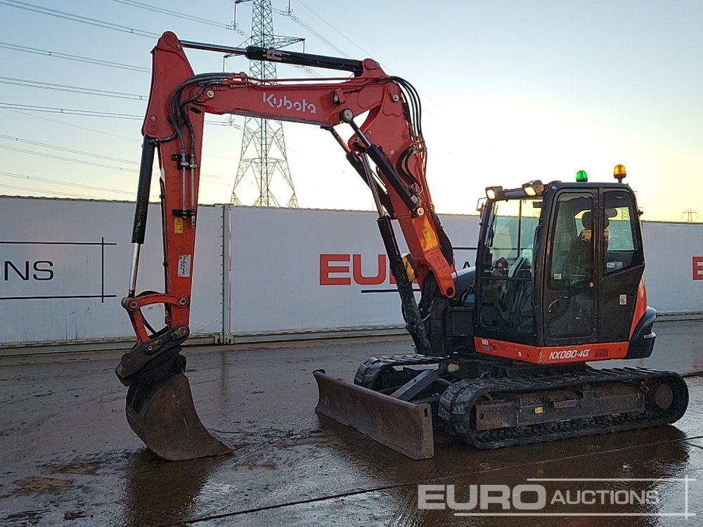 2019 Kubota KX080-4A - Miniexcavadora: foto 1 2019 Kubota KX080-4A - Miniexcavadora: foto 1