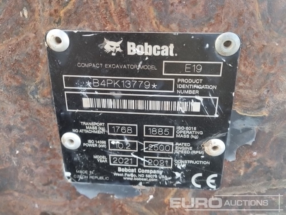 Miniexcavadora 2021 Bobcat E19: foto 34 Miniexcavadora 2021 Bobcat E19: foto 34
