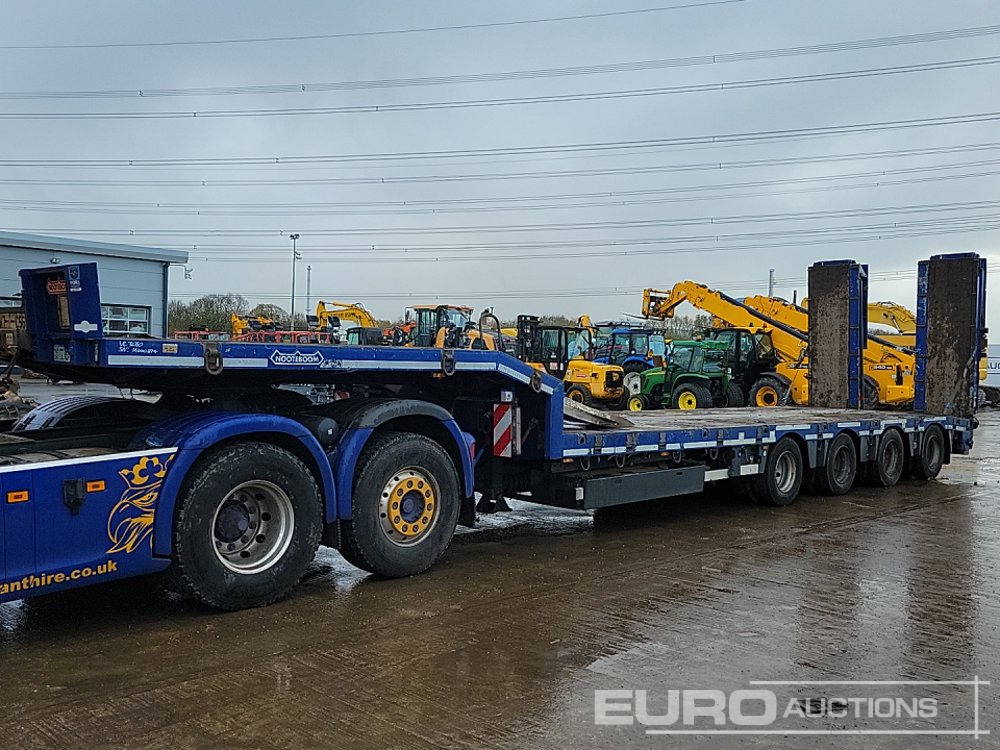 2021 Nooteboom 4 Axle Extendable Step Frame Low Loader Trailer, Rear Steering Axles, Aluminium Neck Ramps, Out Riggers, Hydraulic Flip Toe Ramps - Semirremolque góndola rebajadas: foto 1 2021 Nooteboom 4 Axle Extendable Step Frame Low Loader Trailer, Rear Steering Axles, Aluminium Neck Ramps, Out Riggers, Hydraulic Flip Toe Ramps - Semirremolque góndola rebajadas: foto 1