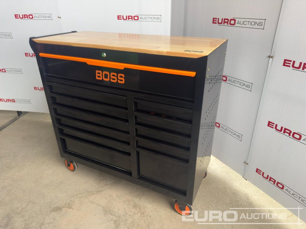2025 Boss Wheeled Tool Trolley, 523pcs Tool Kit, Worktop (Black) - Equipo de construcción: foto 3 2025 Boss Wheeled Tool Trolley, 523pcs Tool Kit, Worktop (Black) - Equipo de construcción: foto 3