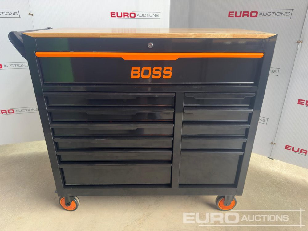 2025 Boss Wheeled Tool Trolley, 523pcs Tool Kit, Worktop (Black) - Equipo de construcción: foto 2 2025 Boss Wheeled Tool Trolley, 523pcs Tool Kit, Worktop (Black) - Equipo de construcción: foto 2
