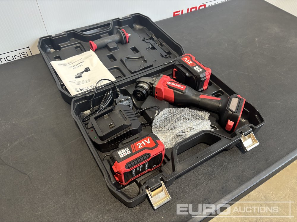 CIW-550B 5" Angle Grinder, 2 x 4.0AH Battery with Charger - Equipo de taller: foto 3 CIW-550B 5" Angle Grinder, 2 x 4.0AH Battery with Charger - Equipo de taller: foto 3