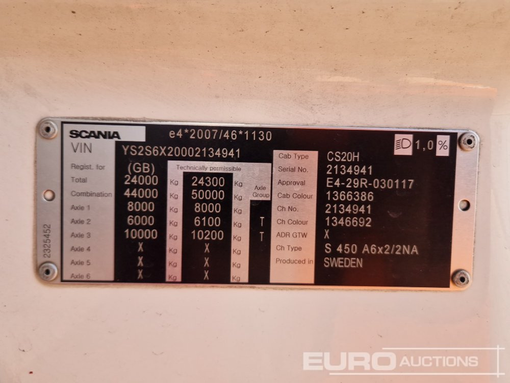 Cabeza tractora 2017 Scania S450: foto 50