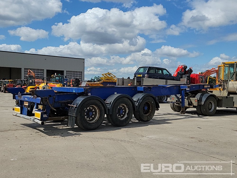 Dennison Trailers Tri Axle Skelton Trailer, Lift Axle - Semirremolque plataforma/ Caja abierta: foto 5 Dennison Trailers Tri Axle Skelton Trailer, Lift Axle - Semirremolque plataforma/ Caja abierta: foto 5