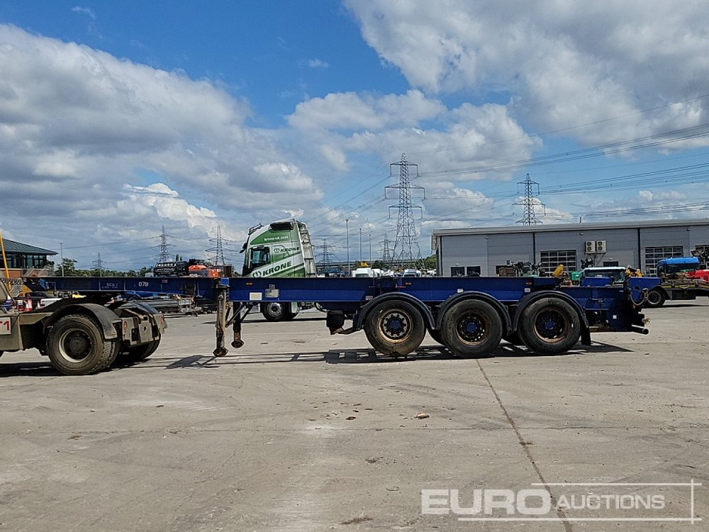 Dennison Trailers Tri Axle Skelton Trailer, Lift Axle - Semirremolque plataforma/ Caja abierta: foto 2 Dennison Trailers Tri Axle Skelton Trailer, Lift Axle - Semirremolque plataforma/ Caja abierta: foto 2