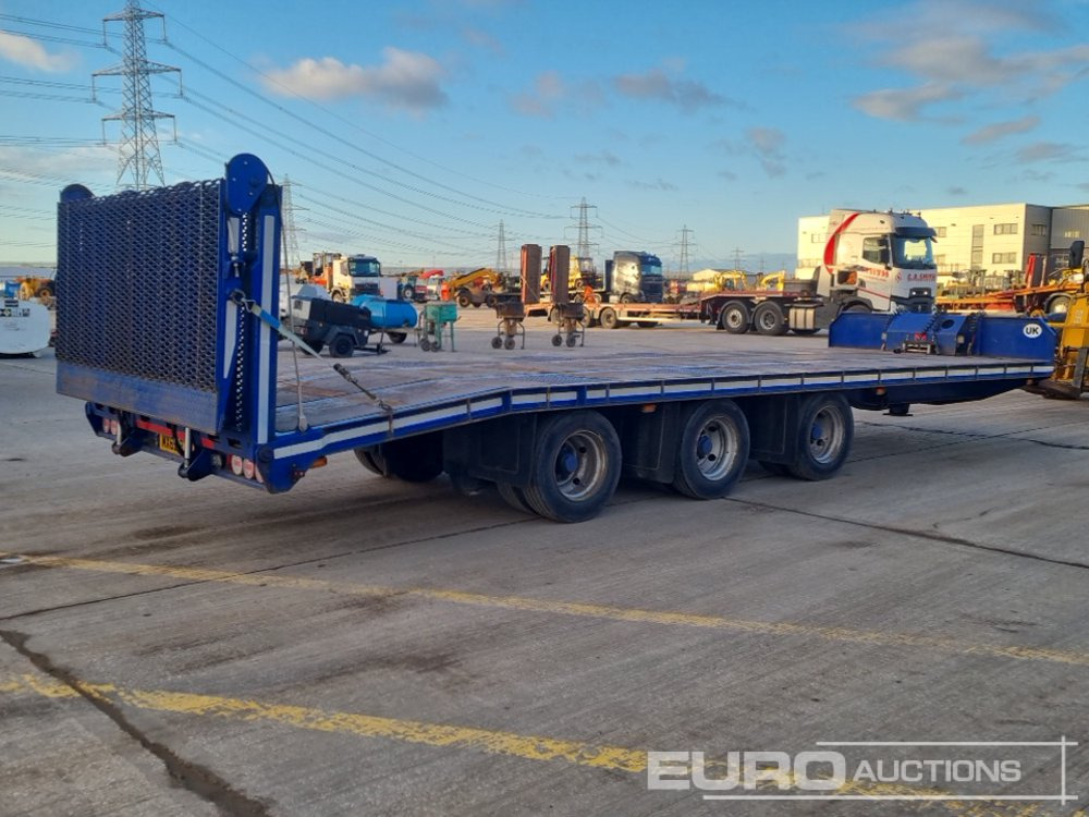 Donbur Tri Axle Drawbar Low Loader Trailer, Winch, Hydraulic Ramp - Remolque góndola rebajadas: foto 5 Donbur Tri Axle Drawbar Low Loader Trailer, Winch, Hydraulic Ramp - Remolque góndola rebajadas: foto 5