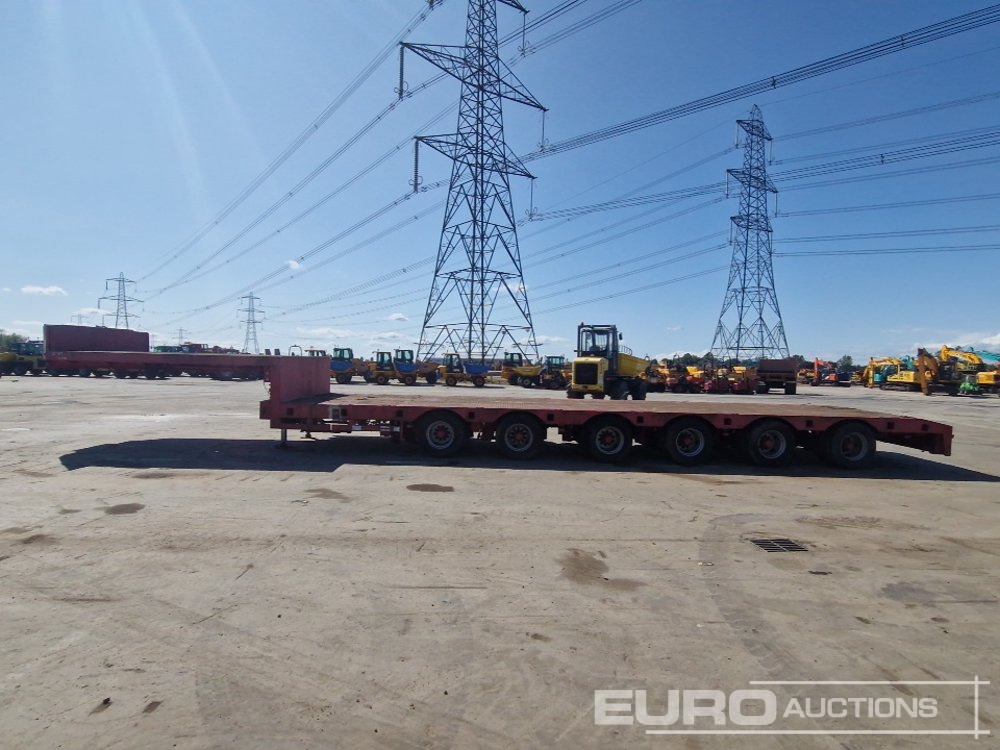 ES-GE 6 Axle Step Frame Extendable Low Loader Trailer, 4 Axle Steer, Air Brakes, Auto Lube - Semirremolque góndola rebajadas: foto 2 ES-GE 6 Axle Step Frame Extendable Low Loader Trailer, 4 Axle Steer, Air Brakes, Auto Lube - Semirremolque góndola rebajadas: foto 2