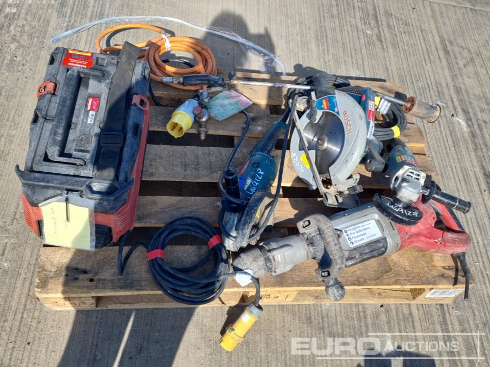 Hilti VC40-UM 110 Volt Vacuum Cleaner, Milwaukee 110Volt Hand Held Breaker, Makita 110Volt Angle Grinder (2 of), Bosh 110 Volt Circular Saw, Propane Burner & Regulator - Equipo de construcción: foto 2 Hilti VC40-UM 110 Volt Vacuum Cleaner, Milwaukee 110Volt Hand Held Breaker, Makita 110Volt Angle Grinder (2 of), Bosh 110 Volt Circular Saw, Propane Burner & Regulator - Equipo de construcción: foto 2