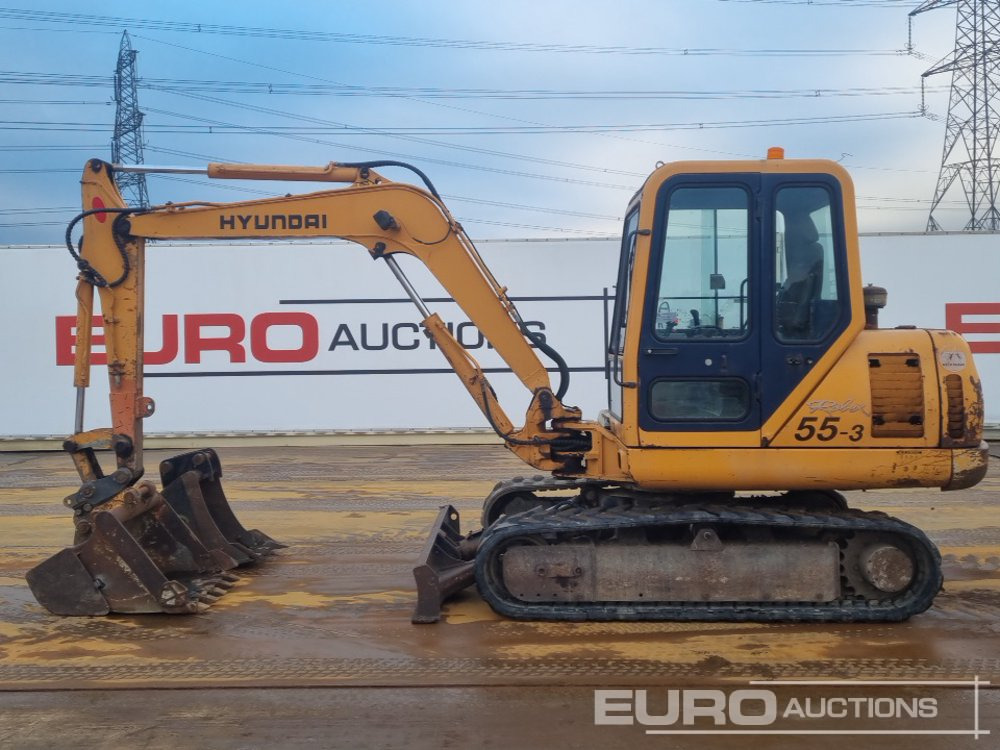 Hyundai 55-3 - Miniexcavadora: foto 2 Hyundai 55-3 - Miniexcavadora: foto 2