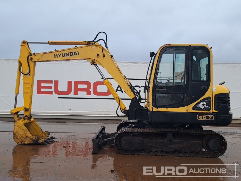 Hyundai R60-7 - Miniexcavadora: foto 2 Hyundai R60-7 - Miniexcavadora: foto 2