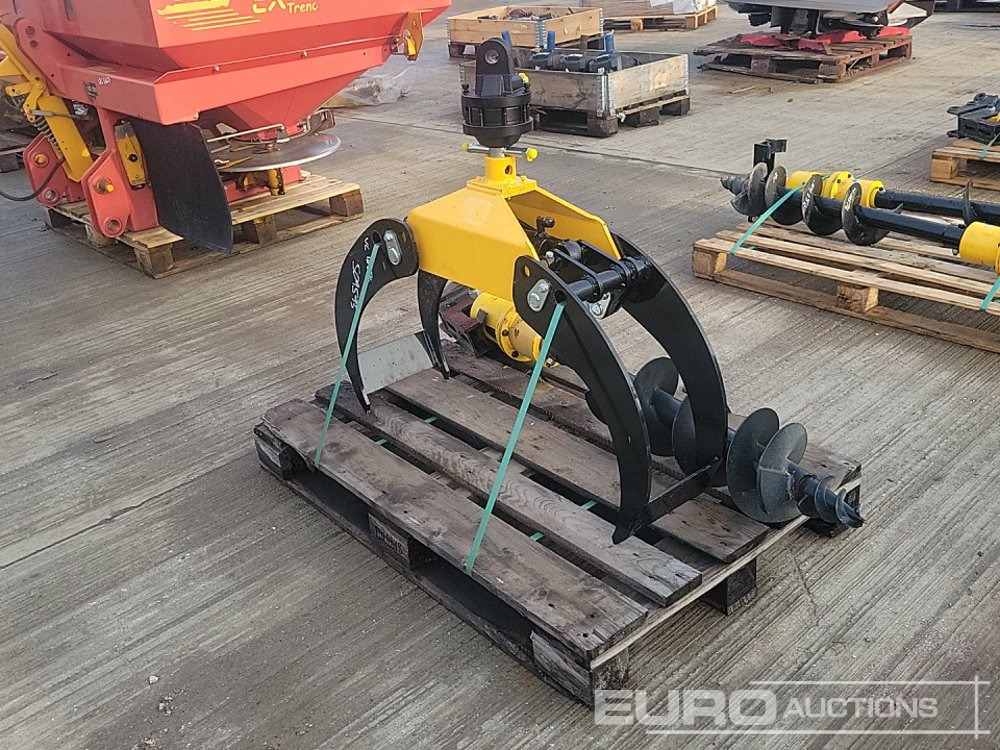 Unused JPC 200mm Hydraulic Auger Flight & Drive 25mm Pin to suit Mini Excavator, Hydraulic Rotating Wood Grab to suit Crane - Implemento para Excavadora: foto 3 Unused JPC 200mm Hydraulic Auger Flight & Drive 25mm Pin to suit Mini Excavator, Hydraulic Rotating Wood Grab to suit Crane - Implemento para Excavadora: foto 3