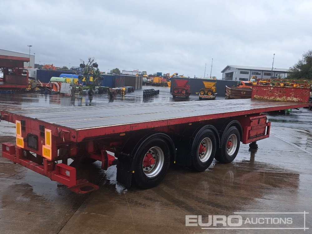 Muldoon 40' Tri Axle Flat Trailer, BPW Axles, Steer Axle - Semirremolque plataforma/ Caja abierta: foto 3 Muldoon 40' Tri Axle Flat Trailer, BPW Axles, Steer Axle - Semirremolque plataforma/ Caja abierta: foto 3