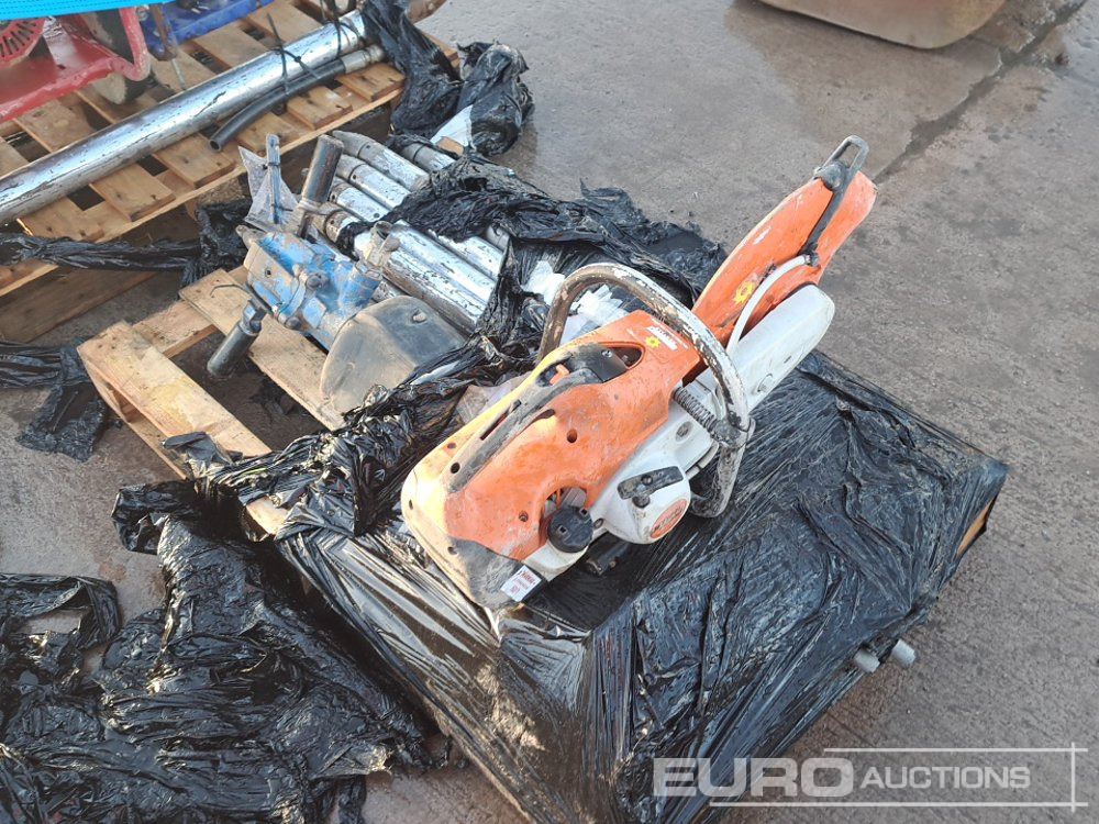 Pallet of Horizoltal Boring Bits, Air Breaker, Stihl TS410 Consaw - Construcción de carreteras: foto 3 Pallet of Horizoltal Boring Bits, Air Breaker, Stihl TS410 Consaw - Construcción de carreteras: foto 3