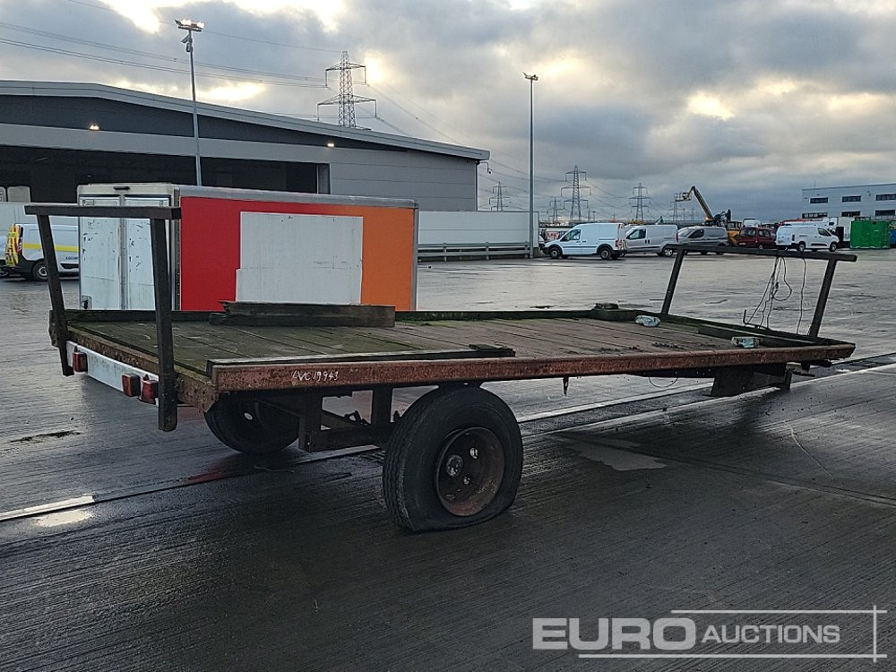 Single Axle Draw Bar Flatbed Trailer - Remolque agrícola: foto 5 Single Axle Draw Bar Flatbed Trailer - Remolque agrícola: foto 5