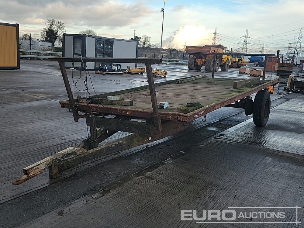 Single Axle Draw Bar Flatbed Trailer - Remolque agrícola: foto 1 Single Axle Draw Bar Flatbed Trailer - Remolque agrícola: foto 1