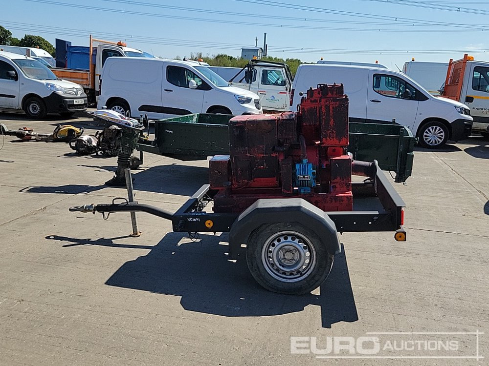 Sykes 4" Single Axle Waterpump, Hatz Engine - Bomba de agua: foto 2 Sykes 4" Single Axle Waterpump, Hatz Engine - Bomba de agua: foto 2