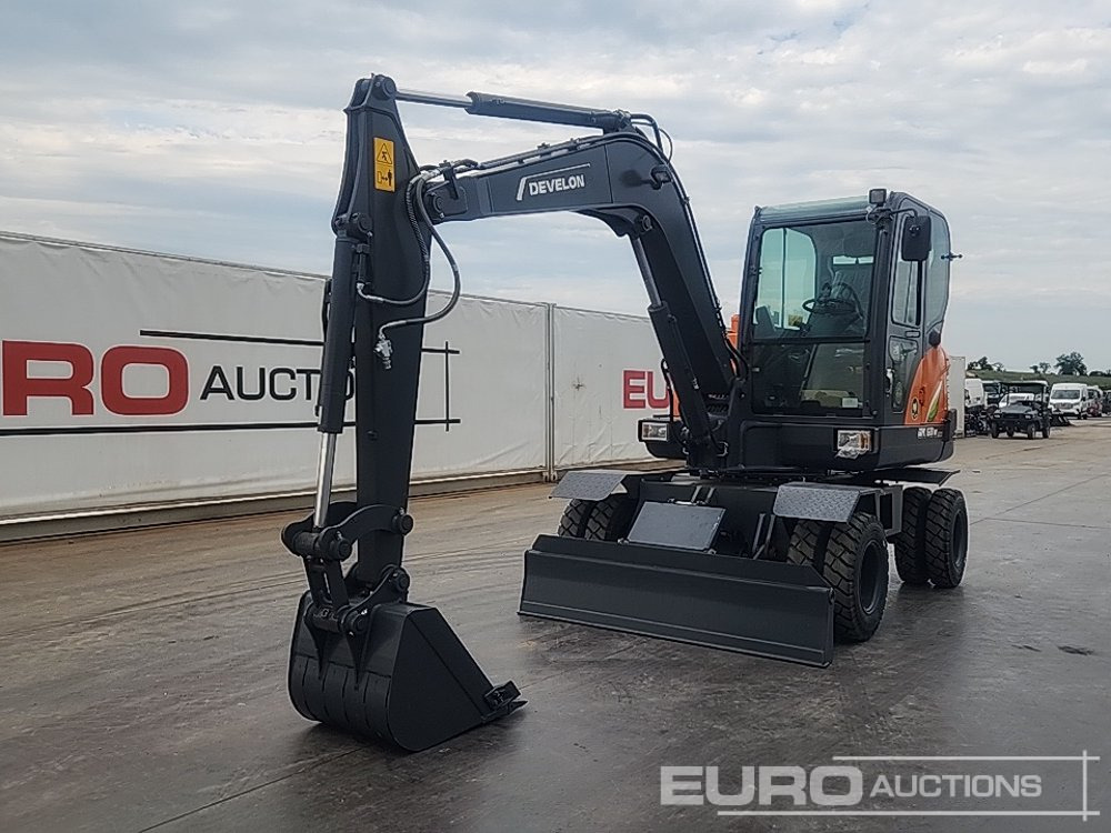 Unused 2025 Develon DX60WN ECO-1 - Excavadora de ruedas: foto 1 Unused 2025 Develon DX60WN ECO-1 - Excavadora de ruedas: foto 1