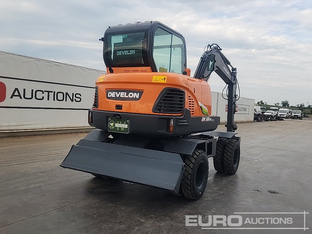 Unused 2025 Develon DX60WN ECO-1 - Excavadora de ruedas: foto 5 Unused 2025 Develon DX60WN ECO-1 - Excavadora de ruedas: foto 5