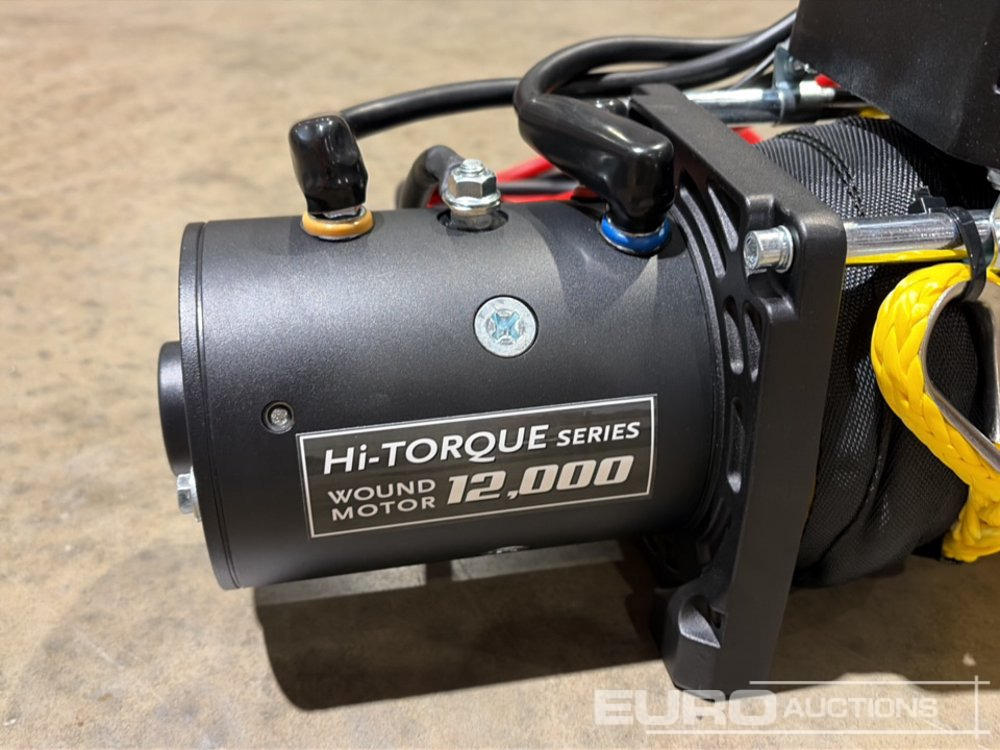 Cabrestante Unused 2025 Hi-Torque HT12000 Electric Winch with Synthetic Rope, 12,000lb line pull, 3/8" x 85' Rope: foto 10