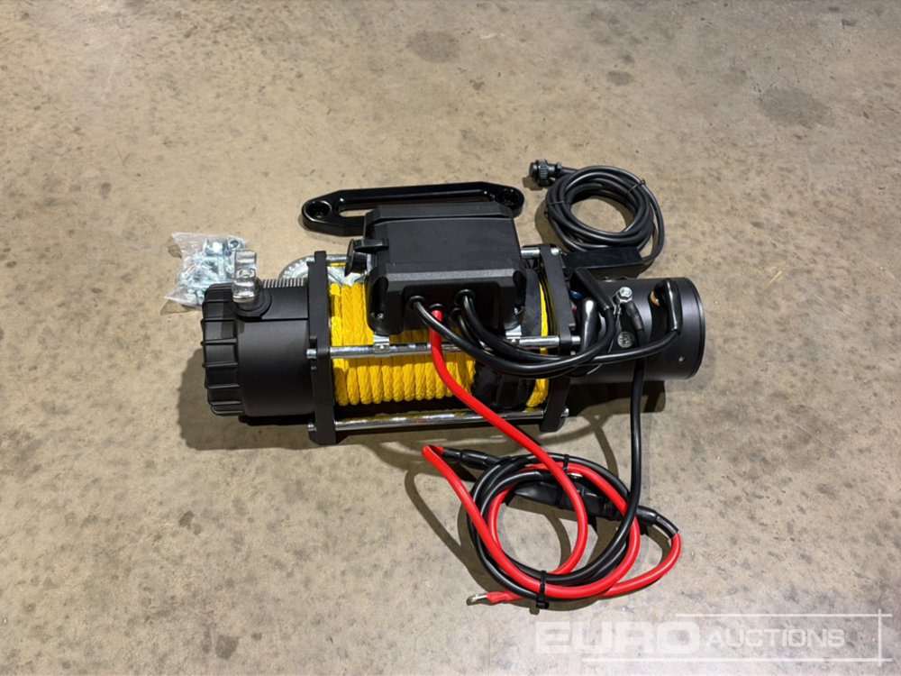 Cabrestante Unused 2025 Hi-Torque HT12000 Electric Winch with Synthetic Rope, 12,000lb line pull, 3/8" x 85' Rope: foto 6