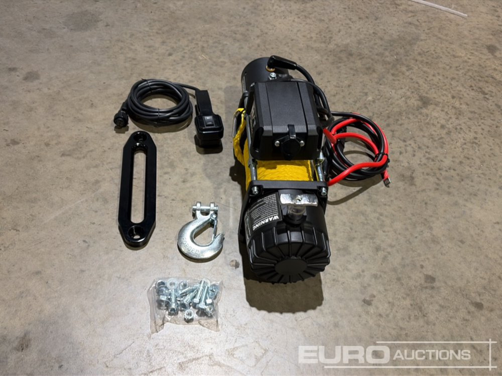 Unused 2025 Hi-Torque HT12000 Electric Winch with Synthetic Rope, 12,000lb line pull, 3/8" x 85' Rope - Cabrestante: foto 4 Unused 2025 Hi-Torque HT12000 Electric Winch with Synthetic Rope, 12,000lb line pull, 3/8" x 85' Rope - Cabrestante: foto 4