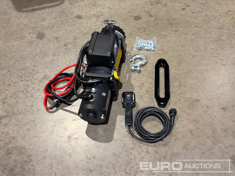 Cabrestante Unused 2025 Hi-Torque HT12000 Electric Winch with Synthetic Rope, 12,000lb line pull, 3/8" x 85' Rope: foto 8
