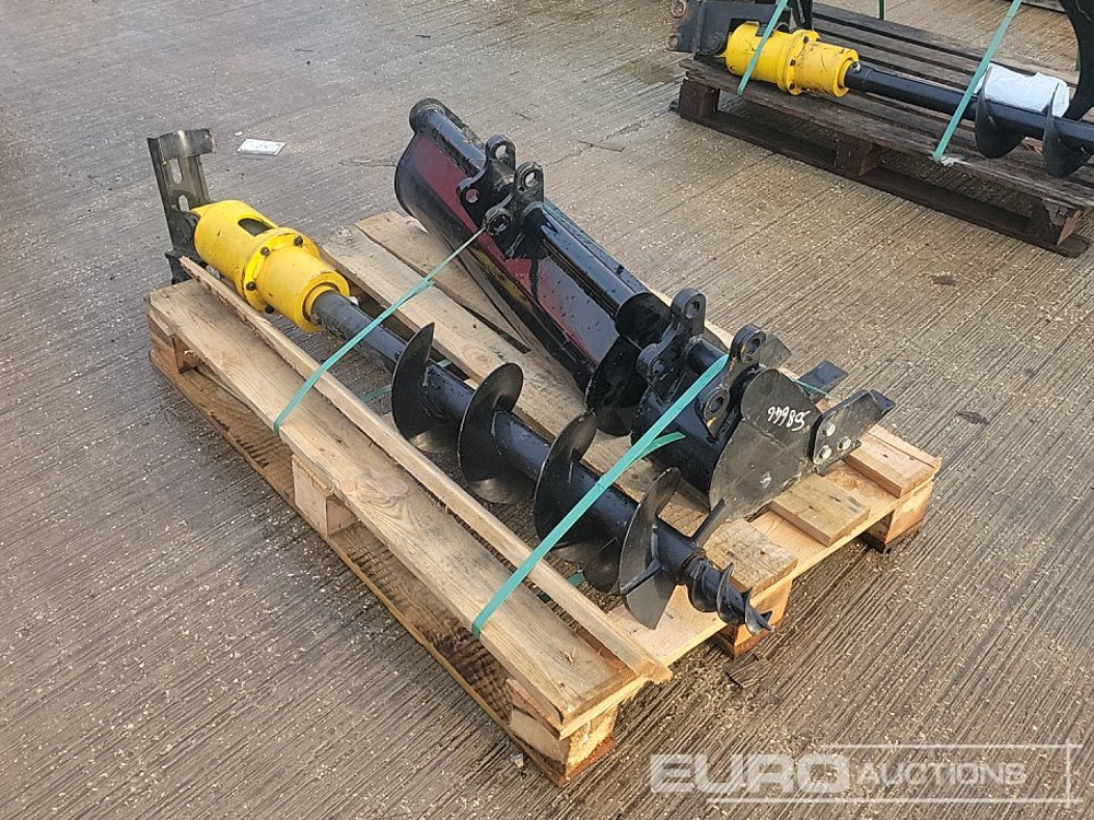 Unused 32" Ditching, 8" Digging Bucket, Hydraulic 200mm Auger Flight & Drive 25mm Pin to suit Mini Excavator - Cazo: foto 1 Unused 32" Ditching, 8" Digging Bucket, Hydraulic 200mm Auger Flight & Drive 25mm Pin to suit Mini Excavator - Cazo: foto 1