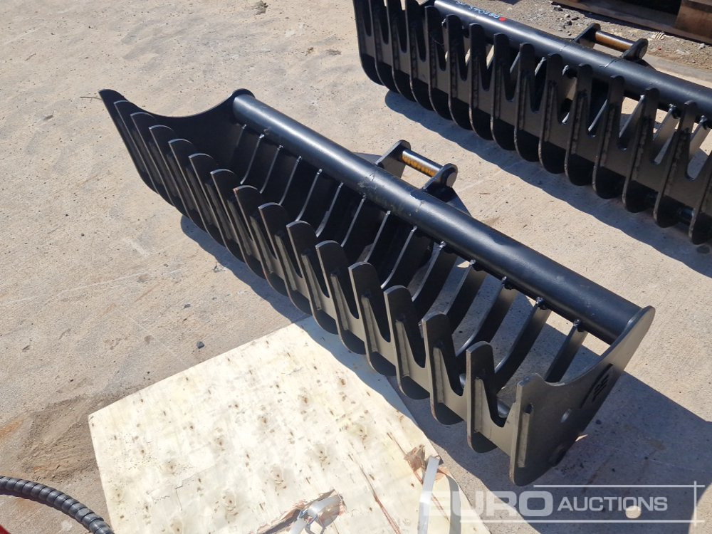 Unused 48" Rake Bucket to suit Mini Excavator - Cazo: foto 1 Unused 48" Rake Bucket to suit Mini Excavator - Cazo: foto 1