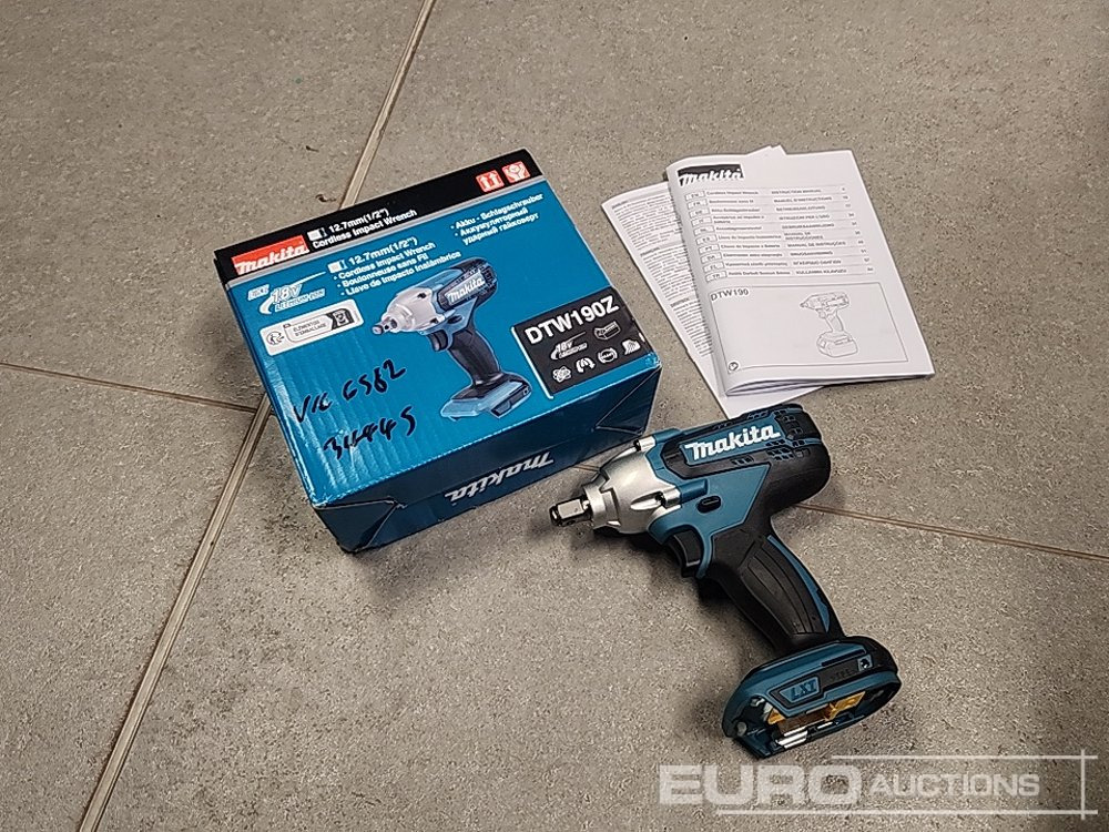 Unused Makita 18V 1/2" Li-Ion LXT Impact Wrench (Body Only) - Equipo de construcción: foto 3 Unused Makita 18V 1/2" Li-Ion LXT Impact Wrench (Body Only) - Equipo de construcción: foto 3