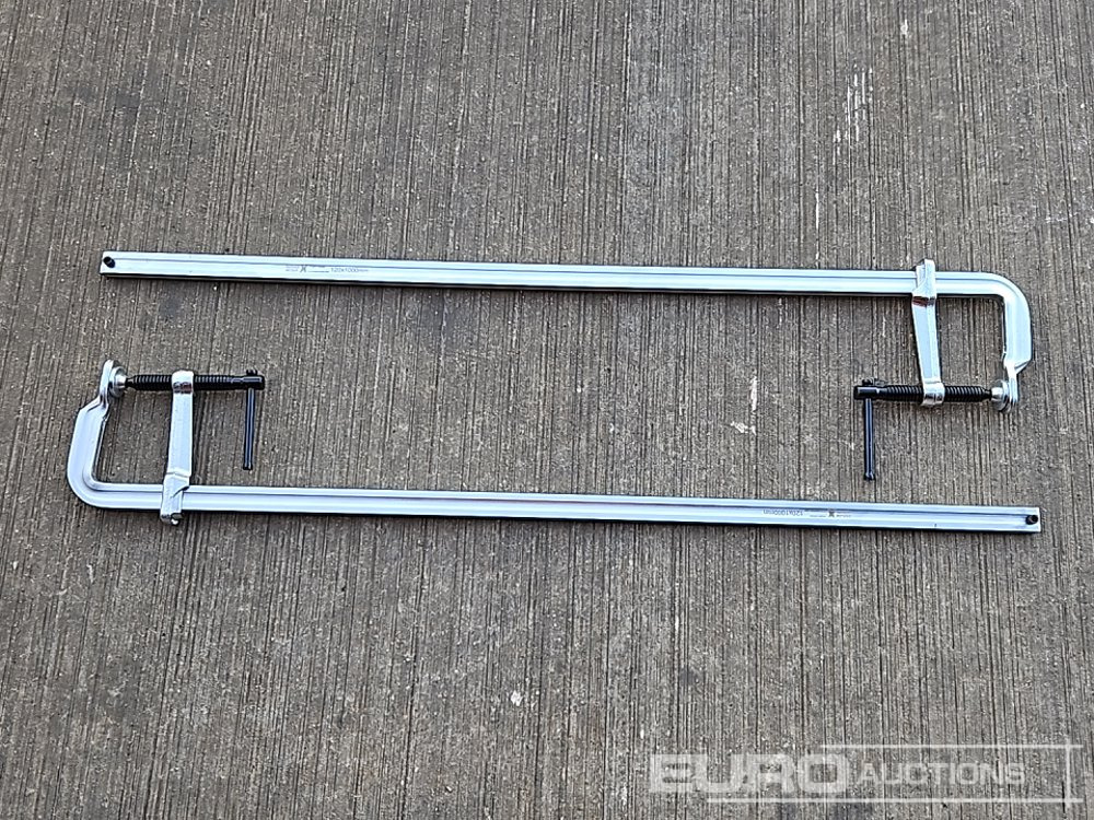Unused Solid X Forged Welding Clamps 120mm x 1000mm (2 Pieces) - Equipo de taller: foto 3 Unused Solid X Forged Welding Clamps 120mm x 1000mm (2 Pieces) - Equipo de taller: foto 3