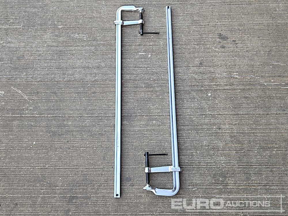 Unused Solid X Forged Welding Clamps 120mm x 1000mm (2 Pieces) - Equipo de taller: foto 2 Unused Solid X Forged Welding Clamps 120mm x 1000mm (2 Pieces) - Equipo de taller: foto 2
