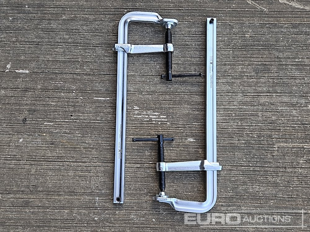 Unused Solid X Forged Welding Clamps 120mm x 450mm (2 Pieces) - Equipo de construcción: foto 2 Unused Solid X Forged Welding Clamps 120mm x 450mm (2 Pieces) - Equipo de construcción: foto 2