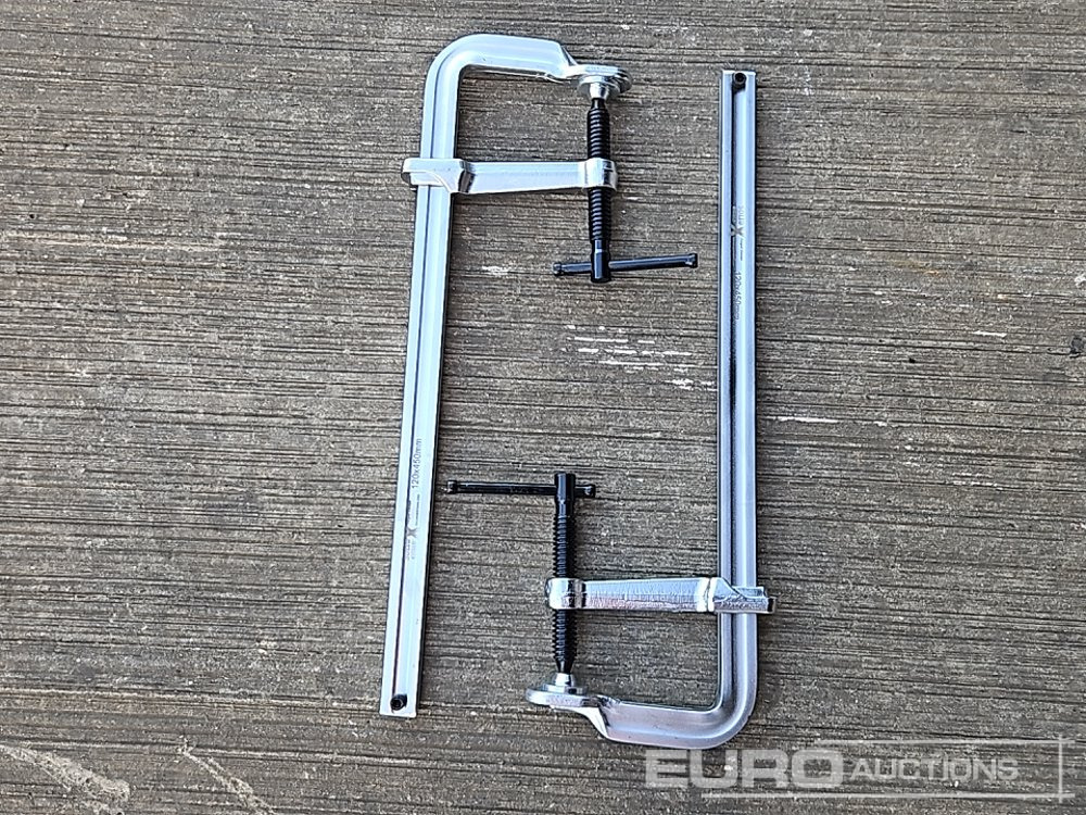 Unused Solid X Forged Welding Clamps 120mm x 450mm (2 Pieces) - Equipo de construcción: foto 4 Unused Solid X Forged Welding Clamps 120mm x 450mm (2 Pieces) - Equipo de construcción: foto 4