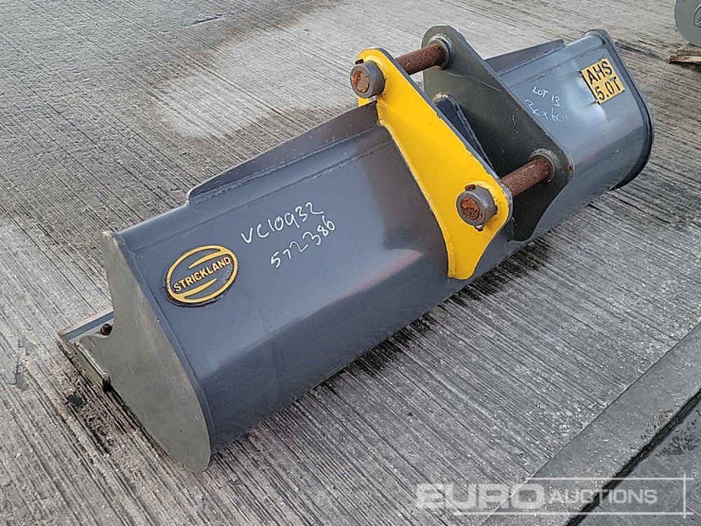 Unused Strickland 60" Ditching Bucket 45mm Pin to suit 4-6 Ton Excavator - Cazo: foto 3 Unused Strickland 60" Ditching Bucket 45mm Pin to suit 4-6 Ton Excavator - Cazo: foto 3