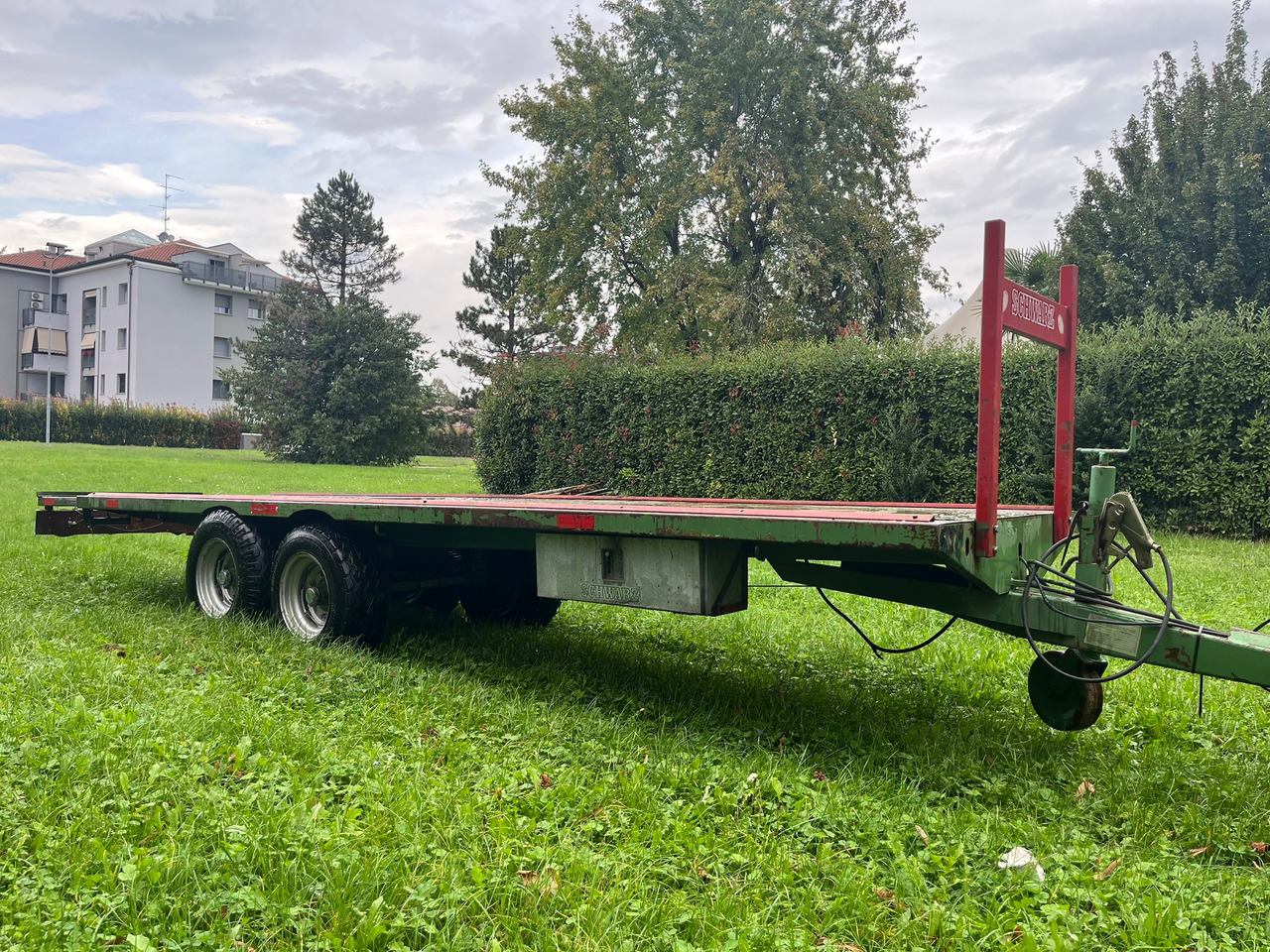 Rimorchio usato Schwarz t6057 - Remolque plataforma agrícola: foto 2 Rimorchio usato Schwarz t6057 - Remolque plataforma agrícola: foto 2