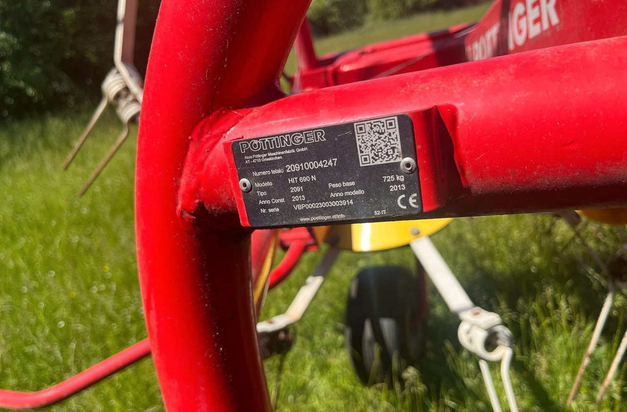 Voltafieno usato Pottinger Hit 690 N - Henificadora: foto 5 Voltafieno usato Pottinger Hit 690 N - Henificadora: foto 5