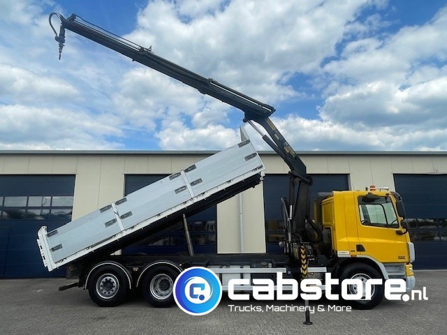 DAF CF 75.310 FAN 6x2 Euro 5 - MANUAL - Bouwjaar 2008 - Kipper - Palfinger PK 15002 Performance - Km 550.899 - Good condition! - Camión grúa: foto 2 DAF CF 75.310 FAN 6x2 Euro 5 - MANUAL - Bouwjaar 2008 - Kipper - Palfinger PK 15002 Performance - Km 550.899 - Good condition! - Camión grúa: foto 2