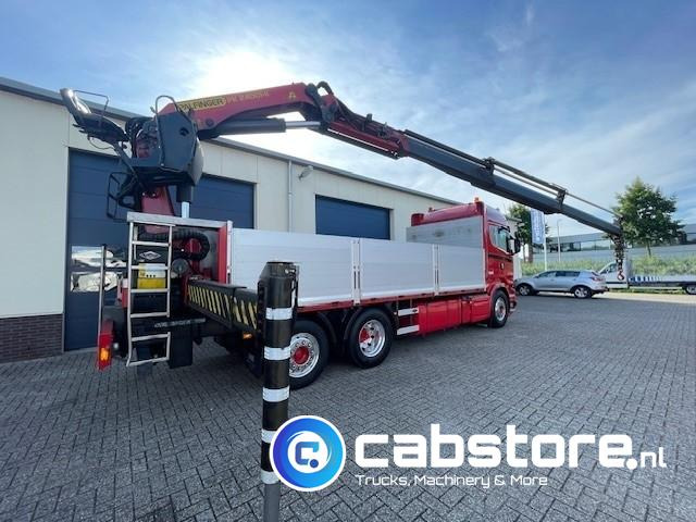 Camión grúa Scania R520  LB6X2*4HNB V8 Euro 6 - Bouwjaar 2013 - Highline - Opticruise  - Open box + Palfinger PK 24001-K B Autolaadkraan - Good condition !: foto 10 Camión grúa Scania R520  LB6X2*4HNB V8 Euro 6 - Bouwjaar 2013 - Highline - Opticruise  - Open box + Palfinger PK 24001-K B Autolaadkraan - Good condition !: foto 10