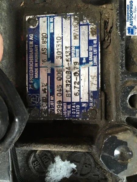 MAN TGL ZF 6 AS 850 / 6 AS 850 ECOLITE - Caja de cambios y piezas para Camión: foto 3 MAN TGL ZF 6 AS 850 / 6 AS 850 ECOLITE - Caja de cambios y piezas para Camión: foto 3