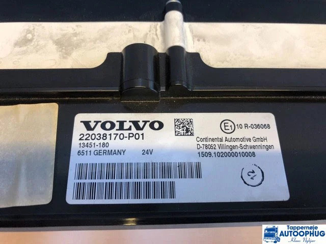 Volvo FH4/FM4 Instrument / Dashboard OEM 22038170 / 21589170 - Sistema eléctrico para Camión: foto 1 Volvo FH4/FM4 Instrument / Dashboard OEM 22038170 / 21589170 - Sistema eléctrico para Camión: foto 1