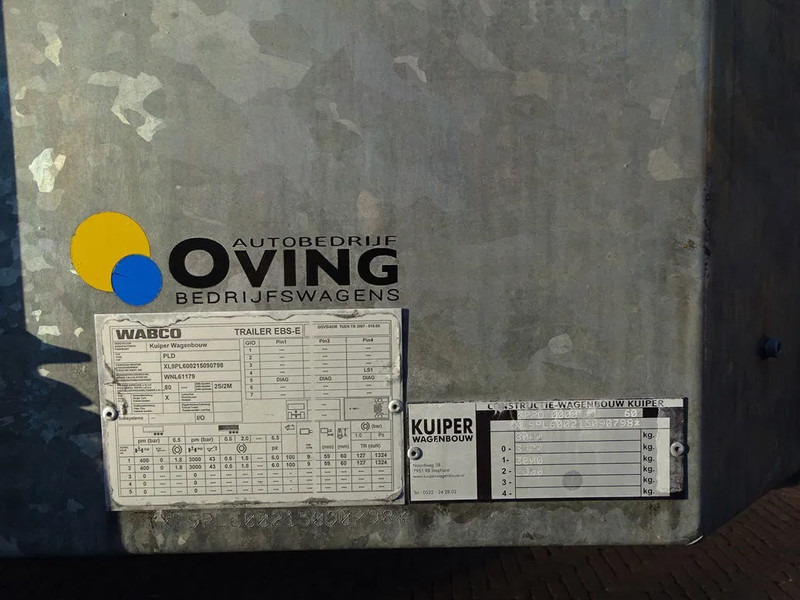 Kuiper 8 Tons Be Oplegger 670x195 laadvloerhoogte 50 cm - Semirremolque góndola rebajadas: foto 5 Kuiper 8 Tons Be Oplegger 670x195 laadvloerhoogte 50 cm - Semirremolque góndola rebajadas: foto 5