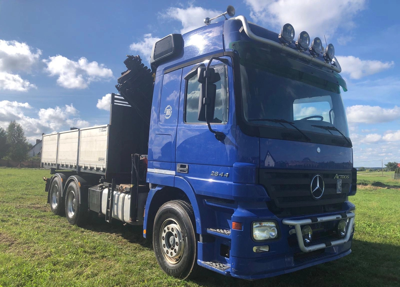 MERCEDES-BENZ ACTROS PALFINGER 29TON/M ENERGETYKA!! 6x6 6x4 - Camión grúa: foto 1 MERCEDES-BENZ ACTROS PALFINGER 29TON/M ENERGETYKA!! 6x6 6x4 - Camión grúa: foto 1