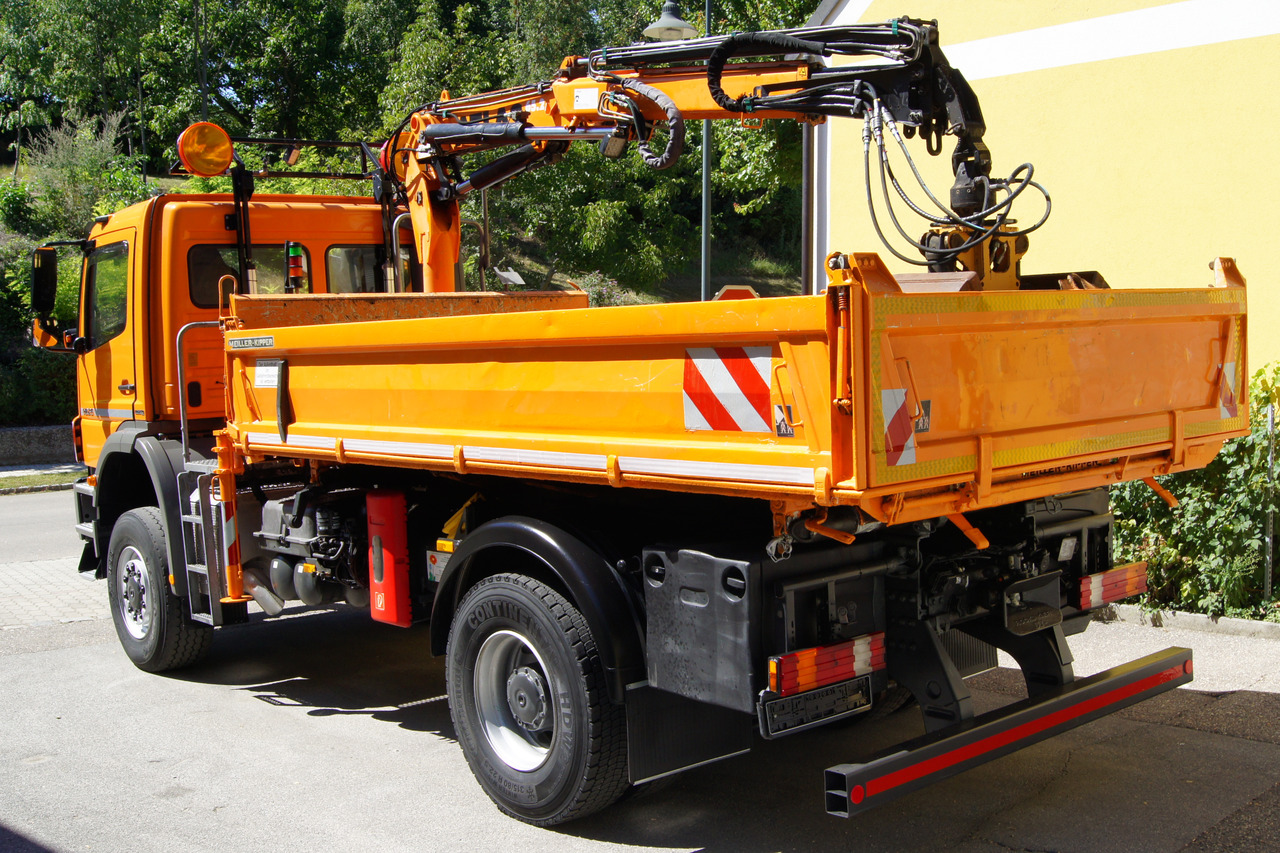 MERCEDES-BENZ AXOR 1829 4x4/EURO 5/ATLAS 65.2/MEILLER/Winterdienst - Camión volquete, Camión grúa: foto 4 MERCEDES-BENZ AXOR 1829 4x4/EURO 5/ATLAS 65.2/MEILLER/Winterdienst - Camión volquete, Camión grúa: foto 4