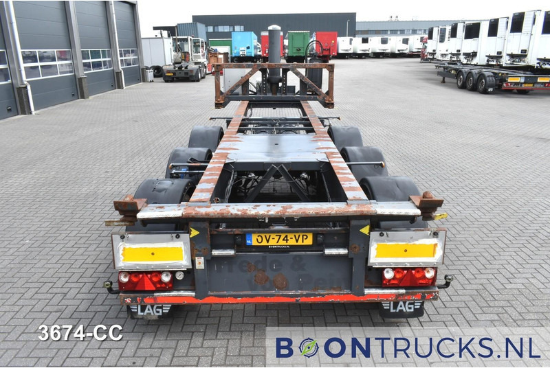 LAG O-3-CC A9 | 20ft TIPPING CHASSIS * 24v SELF SUPPORT * LIFT AXLE * BPW / DISC - Semirremolque portacontenedore/ Intercambiable: foto 2 LAG O-3-CC A9 | 20ft TIPPING CHASSIS * 24v SELF SUPPORT * LIFT AXLE * BPW / DISC - Semirremolque portacontenedore/ Intercambiable: foto 2